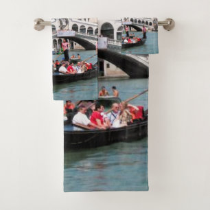 Venetië Canal handdoekset Bad Handdoek