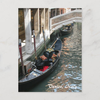 Venetië Canal, Italië Briefkaart