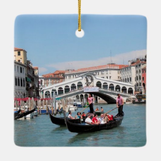 Venetië Canal Ornament (Achterkant)