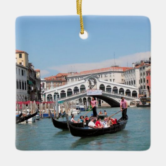 Venetië Canal Ornament (Voorkant)