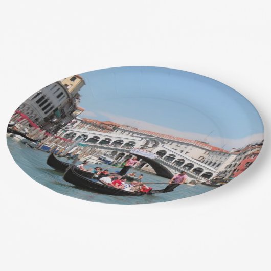 Venetië Canal Papier Bord (Gekanteld)