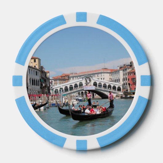 Venetië Canal Poker Chips (Voorkant)