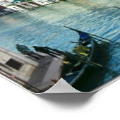 Venetië canal Print (Hoek)
