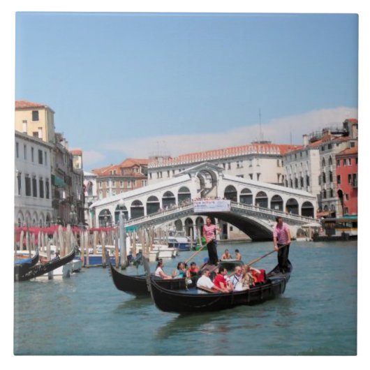 Venetië Canal Tegel Tegeltje (Voorkant)