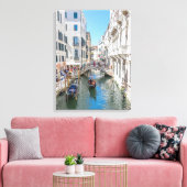 Venetië canal uitzicht canvas print (Insitu (Woonkamer))