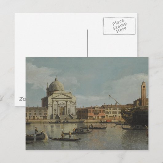 Venetië - Canaletto Briefkaart (Voorkant / Achterkant)