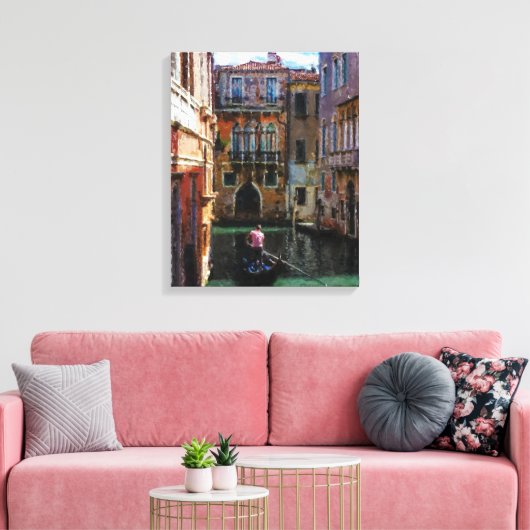 Venetië Canvas Afdruk (Insitu (Woonkamer))