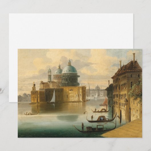 Venetië, Capriccio | Johann Wilhelm Jankowsky (Voorkant / Achterkant)