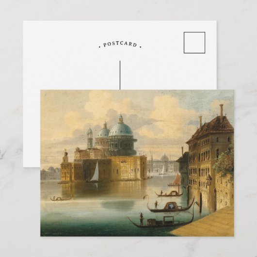 Venetië, Capriccio | Johann Wilhelm Jankowsky Briefkaart (Voorkant / Achterkant)