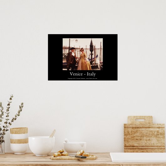 Venetië Carnaval 16 Poster (Keuken)