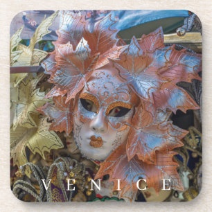 Venetië Carnaval masker op display onderzetters