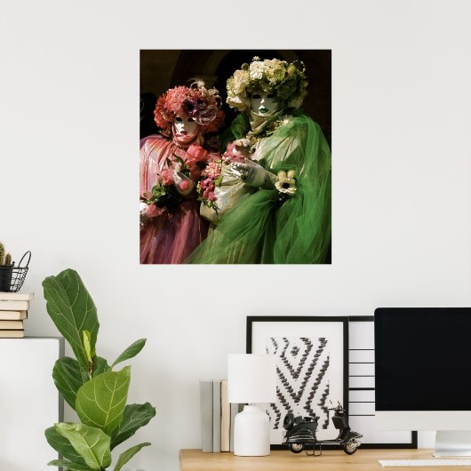 Venetië Carnaval VII Poster (Thuiskantoor)