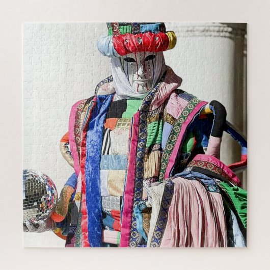 Venetië Carnivale - Briefkaart voor spectaculaire  Legpuzzel (Verticaal)