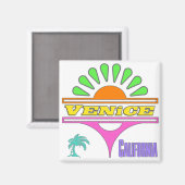 "Venetië Colorful 1" Magnet (Voorkant / Achterkant)