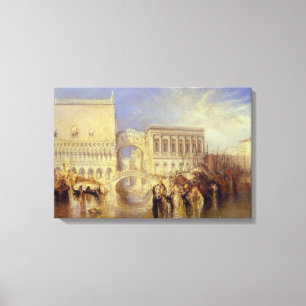 Venetië de Brug der Zuchten J. M. W. Turner Italië Canvas Afdruk