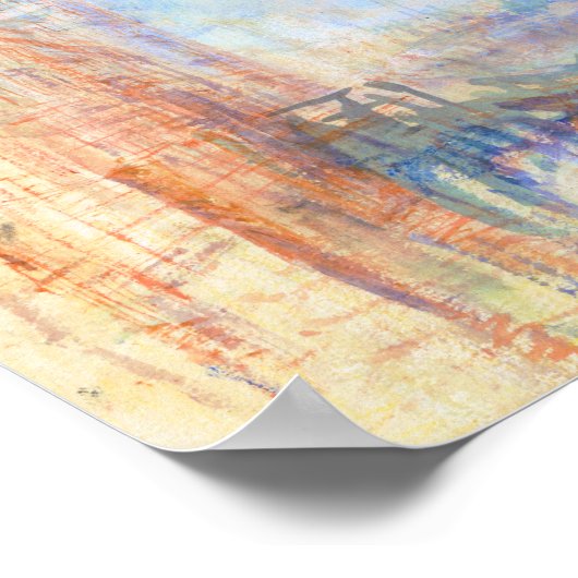 Venetië De monding van het Grote Kanaal joseph Mal Poster (Hoek)