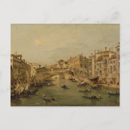 Venetië de Rialto Briefkaart (Voorkant)