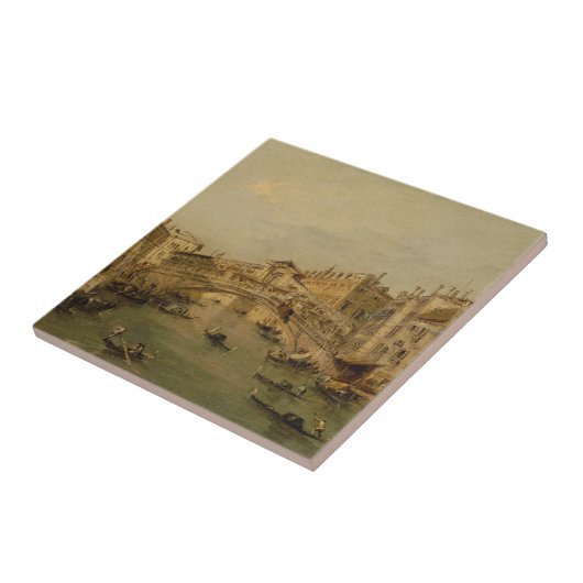 Venetië de Rialto Tegeltje (Zijkant)