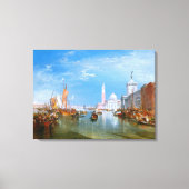 Venetië: Dogana en San Giorgio Maggiore Canvas Afdruk (Voorkant)