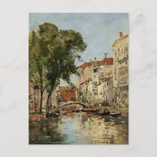 Venetië door Eugene Boudin Briefkaart (Voorkant)
