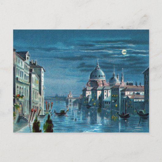 Venetië door Moonlight Briefkaart (Voorkant)