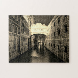 Venetië en Brug van de Sighs/ Italië Legpuzzel