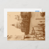 Venetië en het Grote Kanaal in Taupe Briefkaart (Voorkant / Achterkant)
