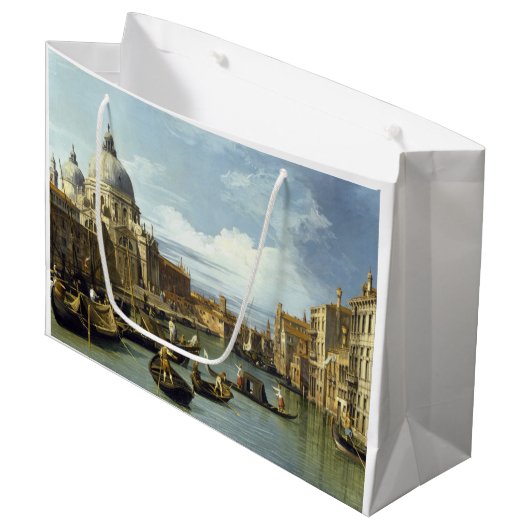 Venetië en St. Mark's Cathedral Gift Bag Groot Cadeauzakje (Voorkant Gekanteld)