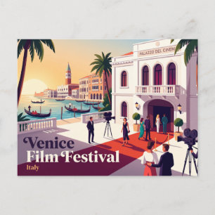 Venetië Filmfestival, Lido di Venezia Italië Briefkaart