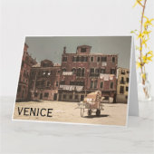 Venetië foto Kaart (Gele Bloem)