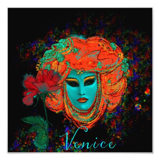 Venetië Foto Uitbreiding Afdruk (Voorkant)