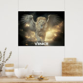 VENETIE - GEVLEUGELDE LEEUW POSTER (Keuken)