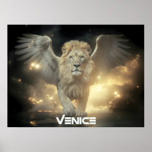 VENETIE - GEVLEUGELDE LEEUW POSTER