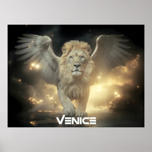 VENETIE - GEVLEUGELDE LEEUW POSTER (Voorkant)