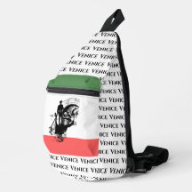 Venetië Gondola Bruggen Ontwerp Sling Bag