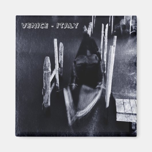 Venetië, Gondola - Italië (Fridge Magnet) Magneet (Voorkant)