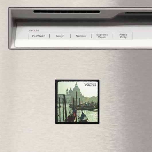 Venetië - Gondolas, Architectuur (Fridge Magnet) Magneet (Insitu (Vaatwasser))