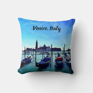 Venetië Gondolas Boat Italië Blauwe lucht Kussen