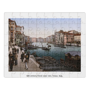 Venetië Grand Canal, 19e eeuw Italië Puzzel