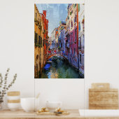 Venetië grand canal, italië poster (Keuken)