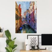 Venetië grand canal, italië poster (Thuiskantoor)