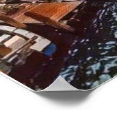 Venetië grand canal met gondolas poster (Hoek)