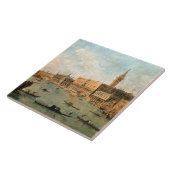 Venetië: Het Dogepaleis en de Molo van de Ba Tegeltje (Zijkant)