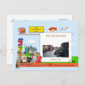 Venetië! Het Grand Canal Briefkaart (Voorkant / Achterkant)