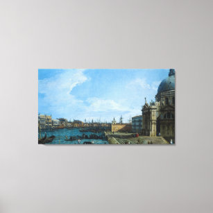 Venetië: Het Grote Kanaal van Canaletto Canvas Afdruk