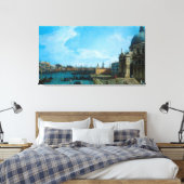 Venetië: Het Grote Kanaal van Canaletto Canvas Afdruk (Insitu (Slaapkamer))