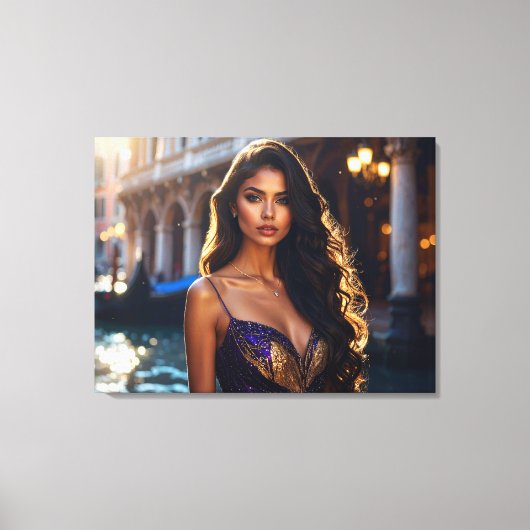 VENETIE - IK HOU VAN ITALIË CANVAS AFDRUK (Voorkant)