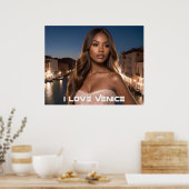 VENETIE - IK HOU VAN VENETIE POSTER (Keuken)