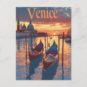 Venetië Illustratie Briefkaart