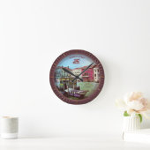 Venetië (IT) - Station Boat op het Grote Kanaal Ronde Klok (Huis)